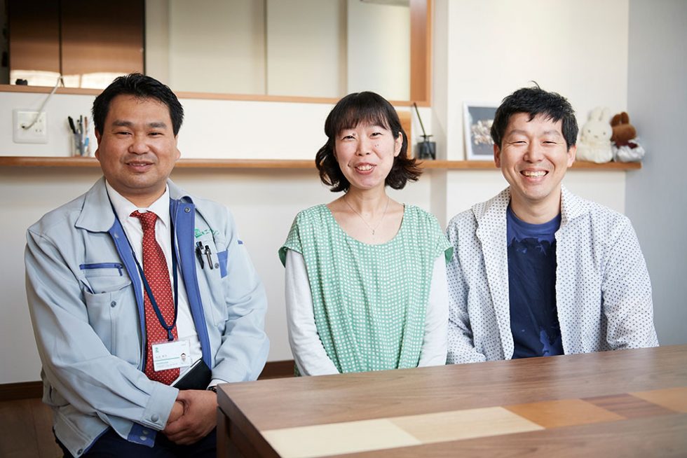 お客さまの声（インタビューの様子）暮らし心地に満足されていますか？｜大阪・兵庫の新築一戸建て、分譲住宅、建売住宅、注文住宅、モデルハウス分譲ならエイワハウジング