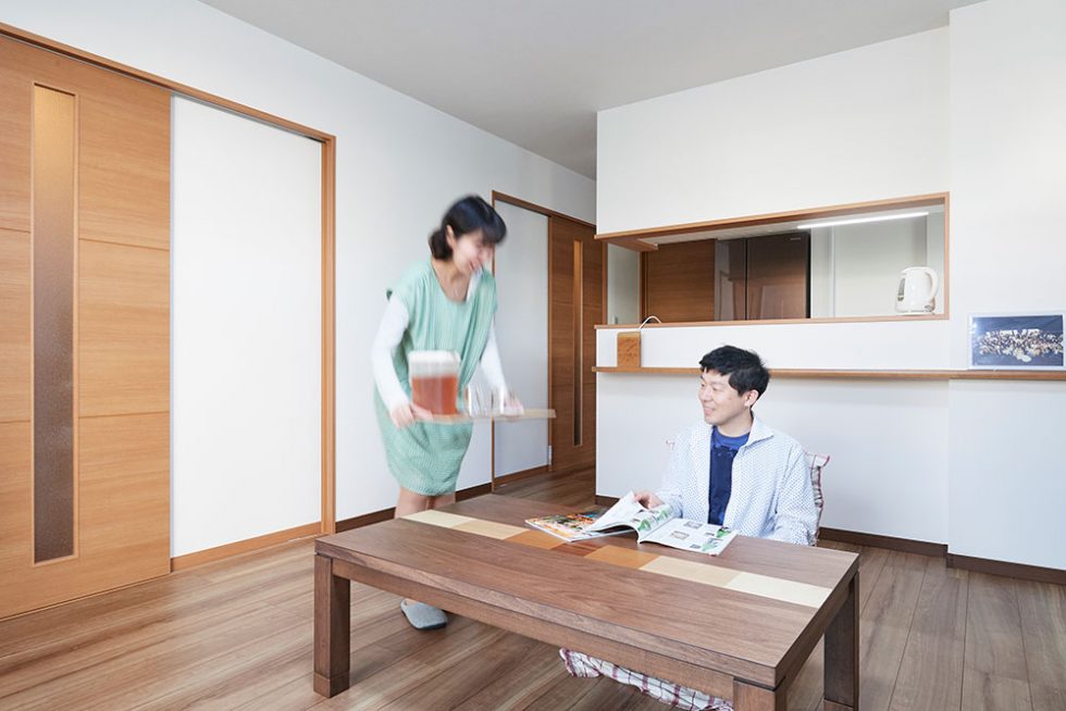 お客さまの声（インタビューの様子）住まいの中で気に入っているところは？｜大阪・兵庫の新築一戸建て、分譲住宅、建売住宅、注文住宅、モデルハウス分譲ならエイワハウジング